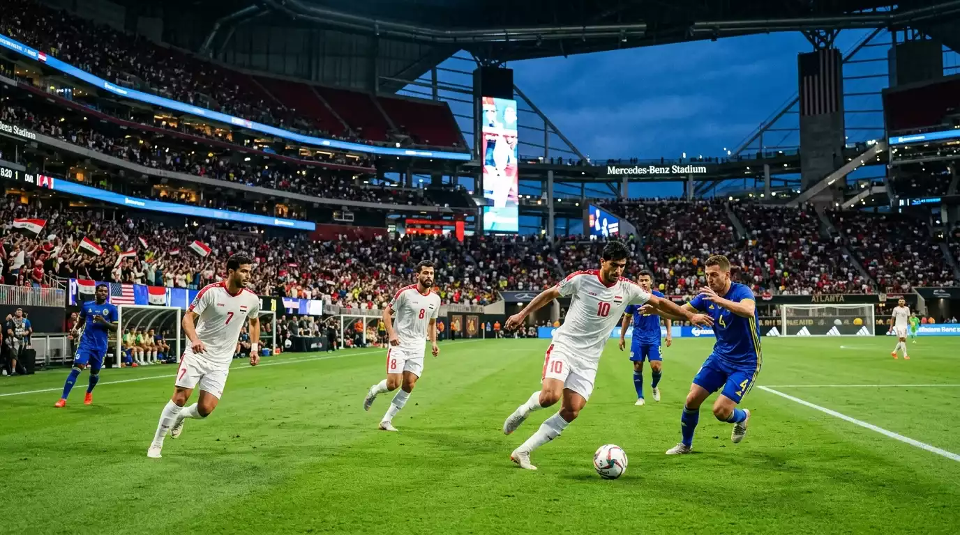 Írakska fótboltalandsliðið á HM 2026 sem nýbúi á Heimsmeistaramótinu á fótboltavelli