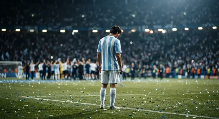 Síðasta kvöldið: Messi kveður heimsmeistaramótið með silfrið og tárin